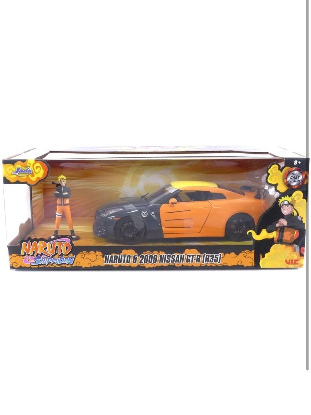 Naruto x 2009 Nissan GT-R (R35) Jada Die-Cast Collectible Car + Figure - Picture 3 of 11